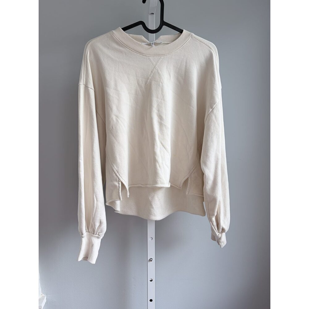 FRAME Cream Cashmere Pullover Sweater Size XS